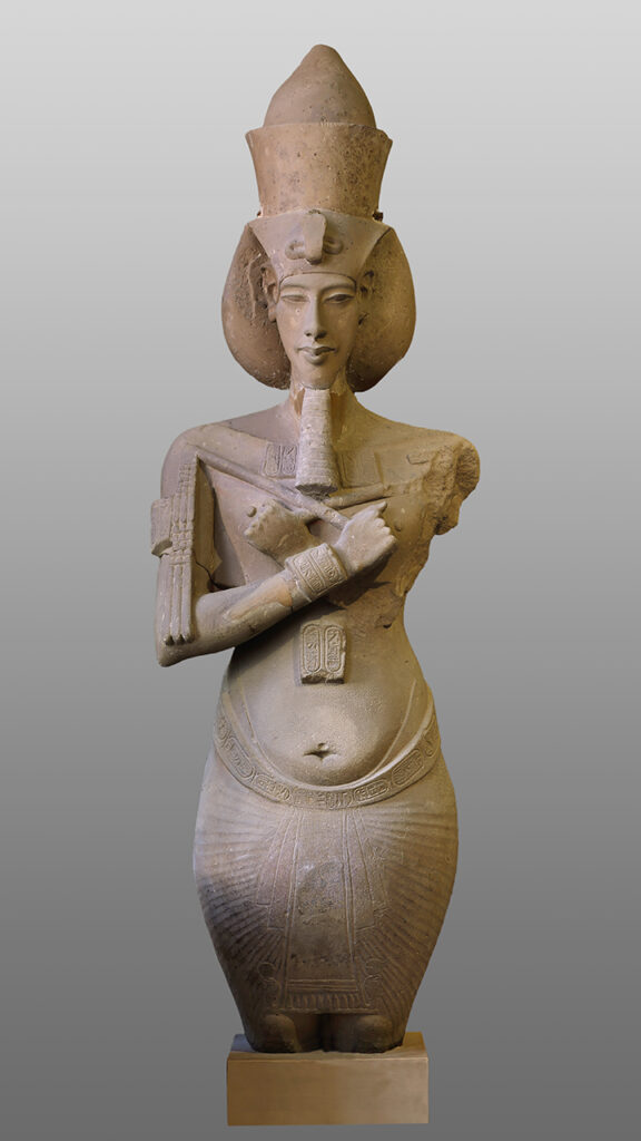 Kolosbeeld Achnaton - Tempelcomplex Gemetpaäten in Karnak, 1353-1336 BC.